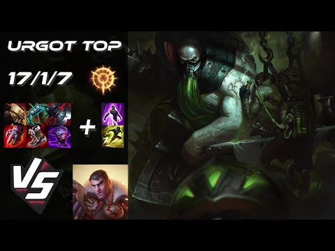 TOP Urgot vs Jayce - NA Grandmaster Patch 25.22