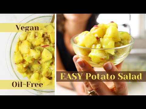 Vegan Potato Salad | Oil Free, Mayo Free & Nut Free Option! | Whole Food Plant Based