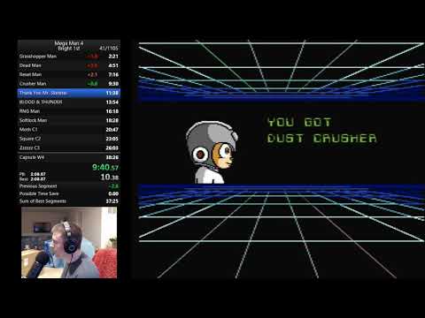 Mega Man 4 any% in 38:15