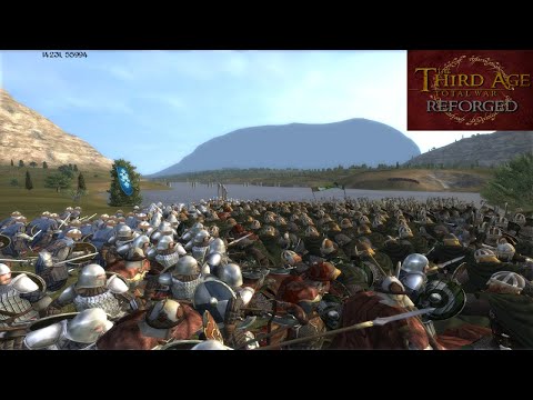 Third Age Reforged: Men, Elves and Dwarfs Defend an Riverside Fortress