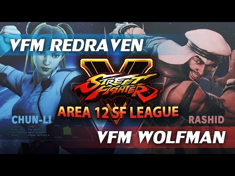 VFM RedRaven (Chun-Li) vs VFM Wolfman (rashid) - Area 12 SF League #06
