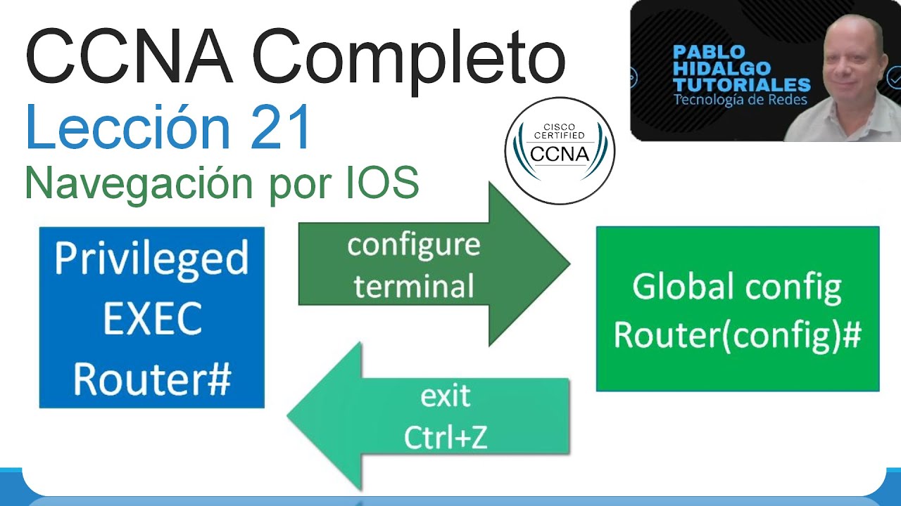CCNA Completo | Leccion 21 | Configuración básica de routers | Parte 2