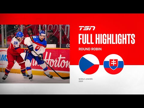 2025 World Junior Championship Highlights: Czechia vs. Slovakia