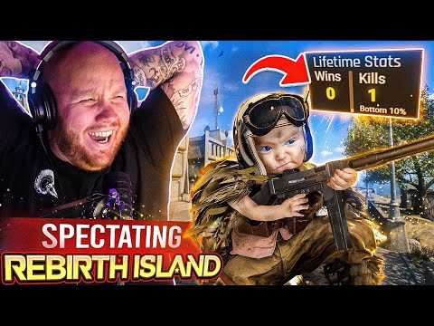 I SPECTATED A BRAND NEW PLAYER IN REBIRTH ISLAND...