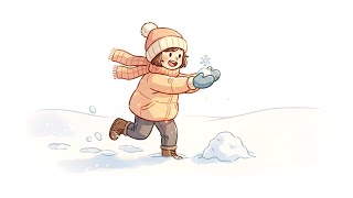 A Cozy Winter Story | Snowy Day with Grandma | Learn English (A1)
