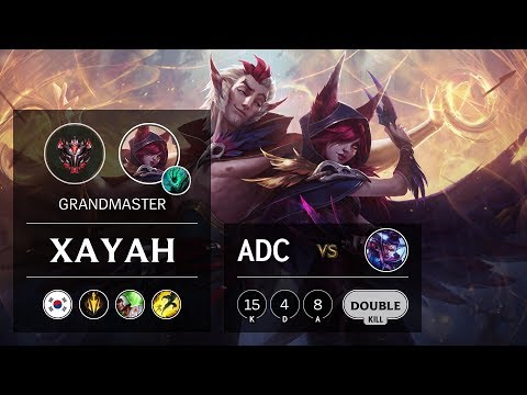 Xayah ADC vs Vayne - KR Grandmaster Patch 9.8