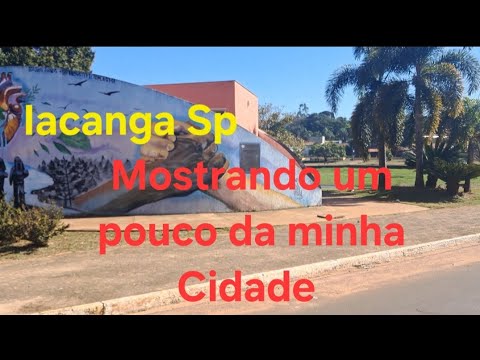 Fui trabalhar de bicicleta e aproveite mostrar um pouco de Iacanga SP 