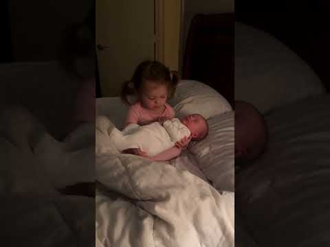 Wait until you see what the little toddler does right after dad carries mom out of bed! 😱😂