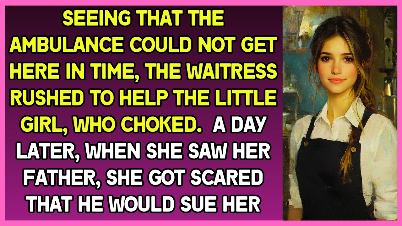 Waitress rushed to the little girl, who choked. A day later, she  was afraid her father would sue he