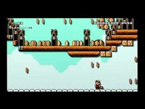 Super Mario Maker Level Showcase: Bonus Coin Airship by Rayjay2
