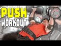 Power Building Push Workout (Reps & Sets Included)
