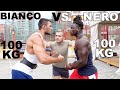 BIANCO VS NERO! CHI È PIÙ FORTE IN PALESTRA? SFIDA TRA PESI MASSIMI!