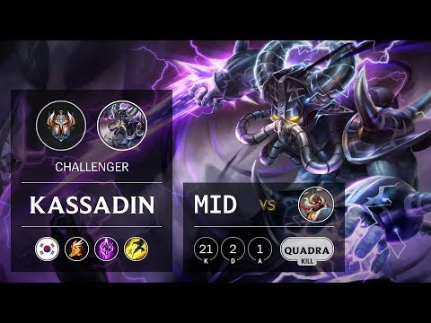 Kassadin Mid vs Corki - KR Challenger Patch 9.15