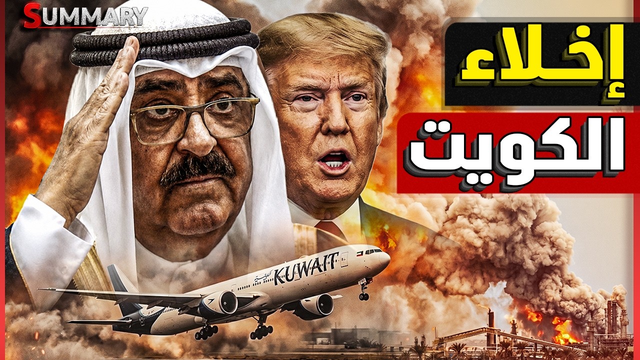 الكويت تُغلق مجالها الجوي رسمياً و الخليج يشتعل .. هل بدأت أخطر مرحلة في حرب إ?