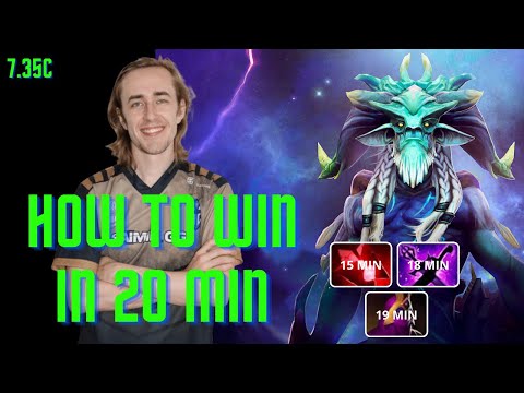 QUINN(CCNC) LESHRAC MID HOW TO WIN IN 20 MIN DOTA 2 GAMEPLAY