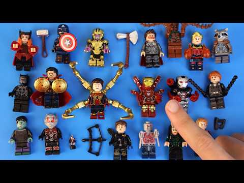 Top LEGO Avengers Endgame Heroes: Iron Man, Spider-Man & More (Unofficial)