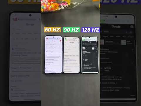 mobile screen refresh rate #smartphone #refreshrate  #120hz #60hz #shorts #technology #mobile