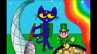 How To Draw Pete and the Cat and Great  Leprechaun Chase #petethecat