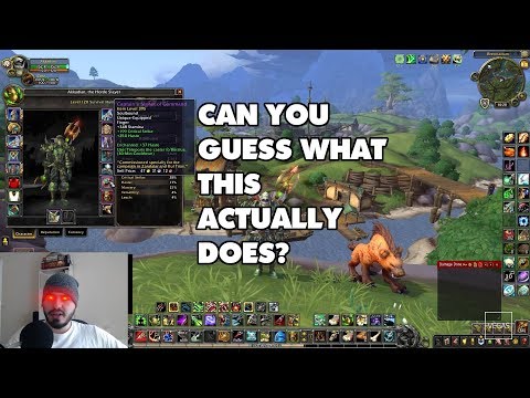 WoW surprise, 8.1 new ring! high item level + effect !