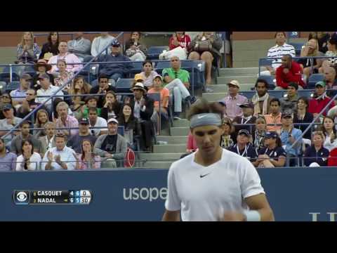 Nadal vs Gasquet -  SF Us Open 2013 Highlights HD