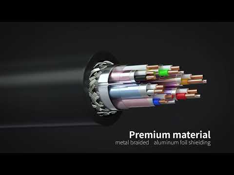 Кабель HDMI Vention 2.1 3 м 8K 60Hz 4K 120Hz 48 Гбит/с eARC Черный - фото 2 - id-p1945624473