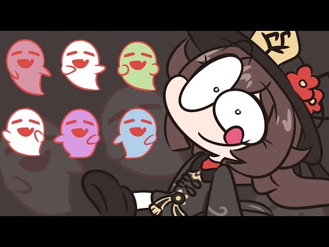 Party Parrot Ghosts [Hu tao theme, ANY LAST WORDS? Rock Ver. - Genshin impact OST ]