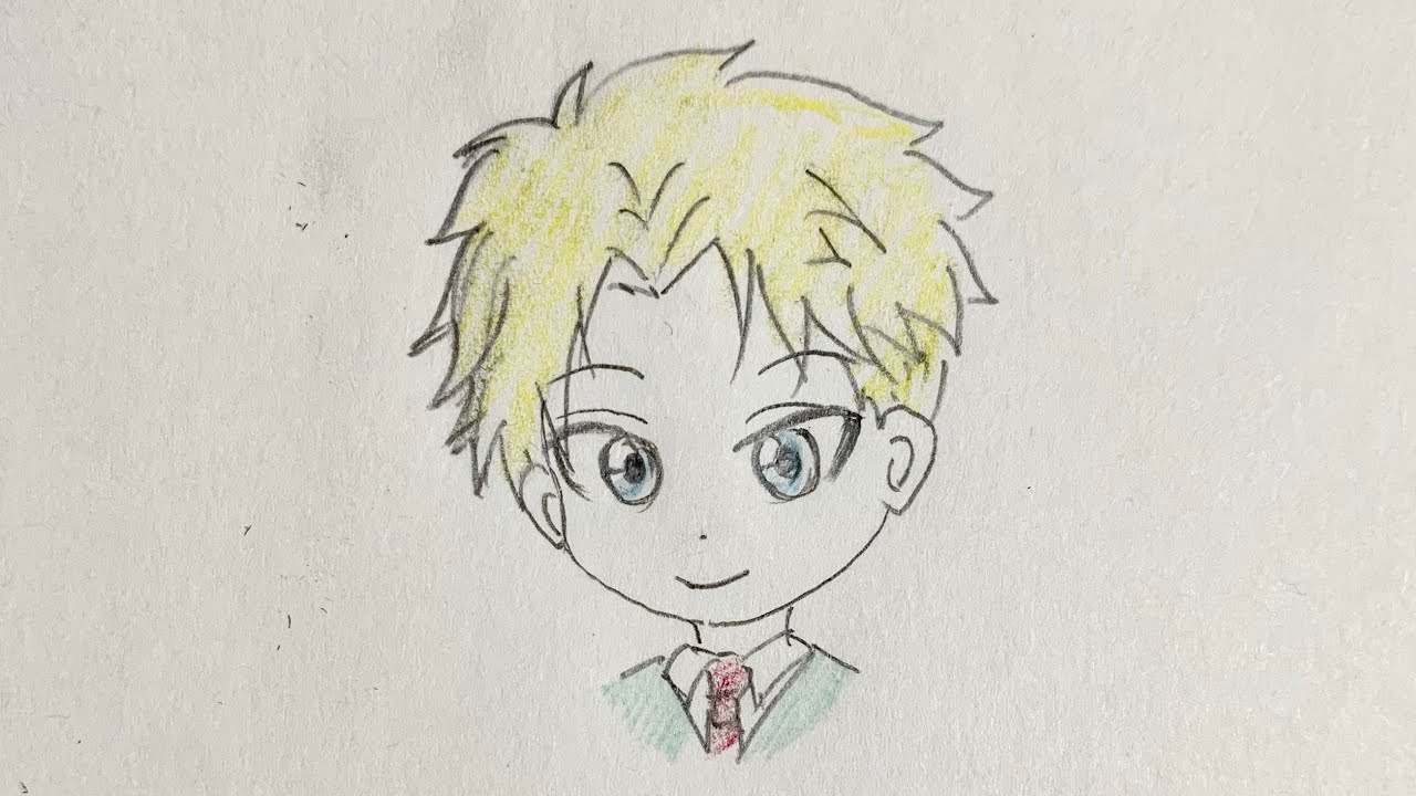 how to draw Loid easy 