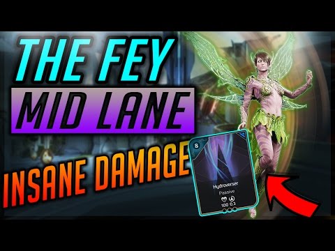Paragon| THE FEY MID LANE| INSANE DAMAGE| MOST EVEN GAME IVE EVER PLAYED 😡👍