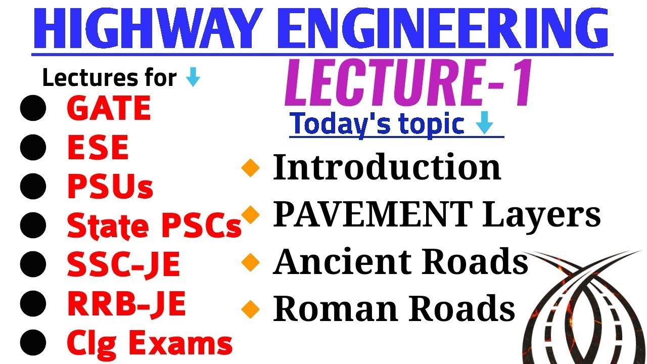 HIGHWAY ENGINEERING || Lecture-1 || Introduction || HIGHWAY MADE EASY || TRANSPORTATION MADE EASY