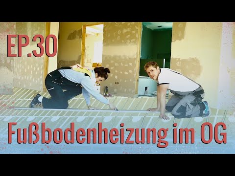 Hausbau Vlog Ep. 30 | Fußbodenheizung im OG | 🔨Trockensystem Cosmo Top 30 im Neubau 🔨
