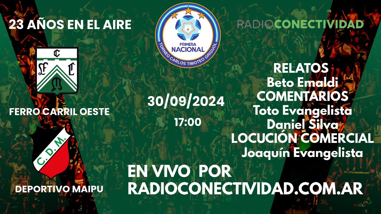 Ferro Carril Oeste vs. Deportivo Maipú (30/09/2024)