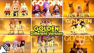 LAS GUERRERAS DEL K-POP pero GOLDEN🤯🎶 K-Pop Demon Hunters 😍Jinu🔥Rumi💜Adivina Quiz