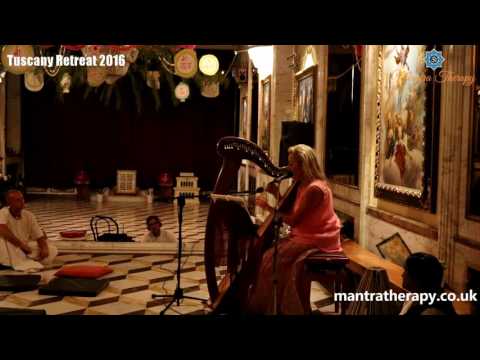 Mantra Tuscany Retreat 2016 - Spiritual Harp Meditation Kirtan