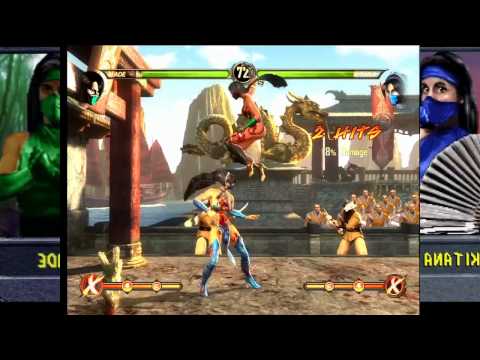 Mortal Kombat 9 Versus: Rika (Jade) vs Rie (Kitana)