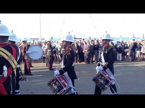 Beat Retreat at Royal Yacht Squadron Bicentenary Celebration