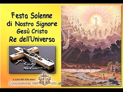 Breve storia Solennità di Cristo RE