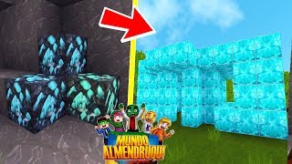 CONSEGUIMOS DIAMANTES EN LA NUEVA SERIE DE LOS ALMENDRUQUIS EN EL NUEVO MINECRAFT !! MINI WORLD