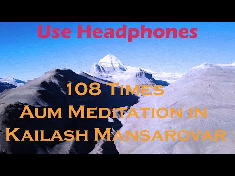ॐ Aum Meditation in Kailash Mansarovar