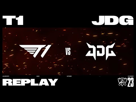 Worlds 2023 - T1 vs JDG // Demi-finale
