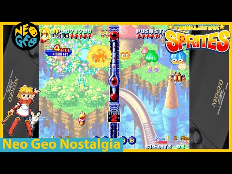A VS Shmup 2D Fighter?! Twinkle Star Sprites on Neo Geo! One Part Shmup! One Part Fighting Game!