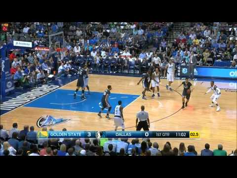 Klay Thompson Steal and Layup - Warriors vs Mavericks - April 04, 2015 NBA Season 2014-15