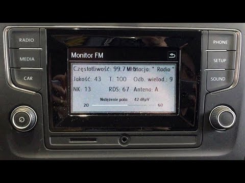 VW Composition Colour hidden menu (service test mode)
