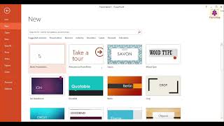 Creating a New Presentation | Computer Training | Periwinkle