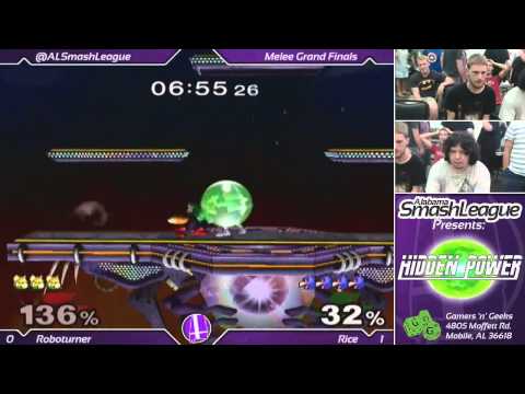 Hidden Power (July 2015) - Grand Finals - Roboturner (Fox) vs. Rice (Falco) - Melee
