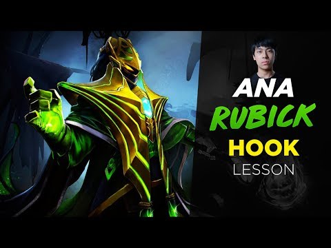 Dota 2 PRO Gameplay: Ana on Rubick [Hook Lesson]