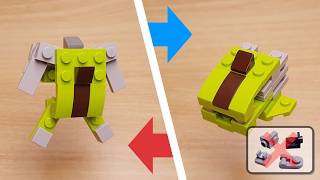Mini LEGO cargo-plane transformer robot Randoseru!