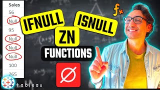 NULL Functions | ZN, IFNULL, ISNULL | #Tableau Course #91
