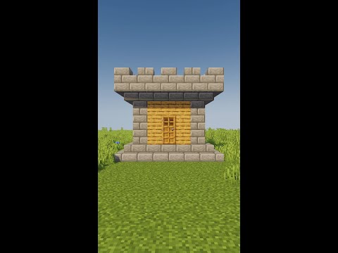 Minecraft Building Tutorial Castle House 7x7