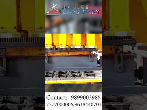 Fully Automatic Concrete Block Making Machine