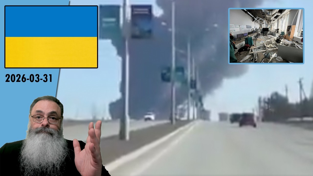 #Ucrânia 2026-03-31: UCRÂNIA volta a ATACAR UST-LUGA e PRIMORSKY e PETROQUÍMICA RUSSA EXPLODE